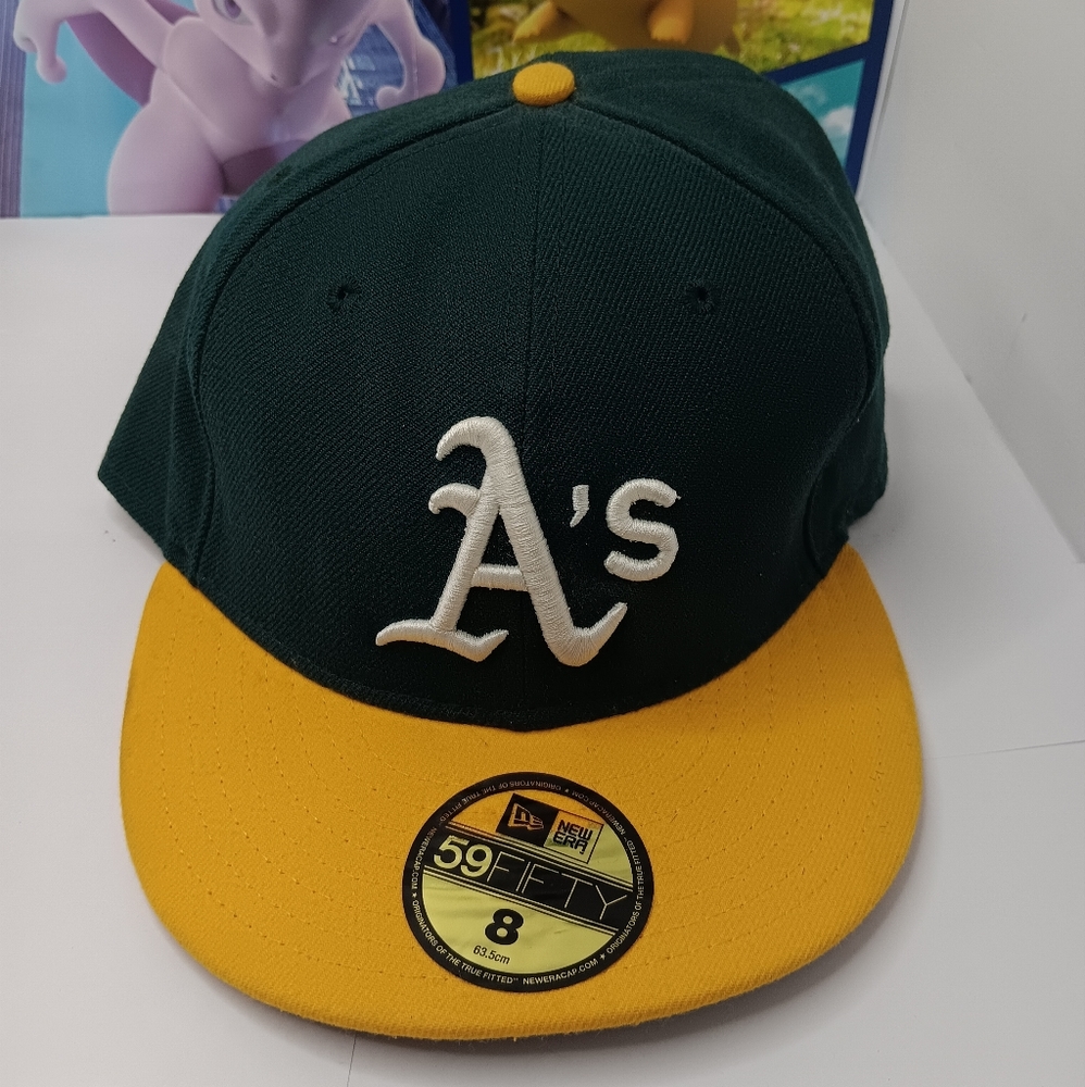 Vtg Oakland A's New Era Authentic Collection Baseball Cap